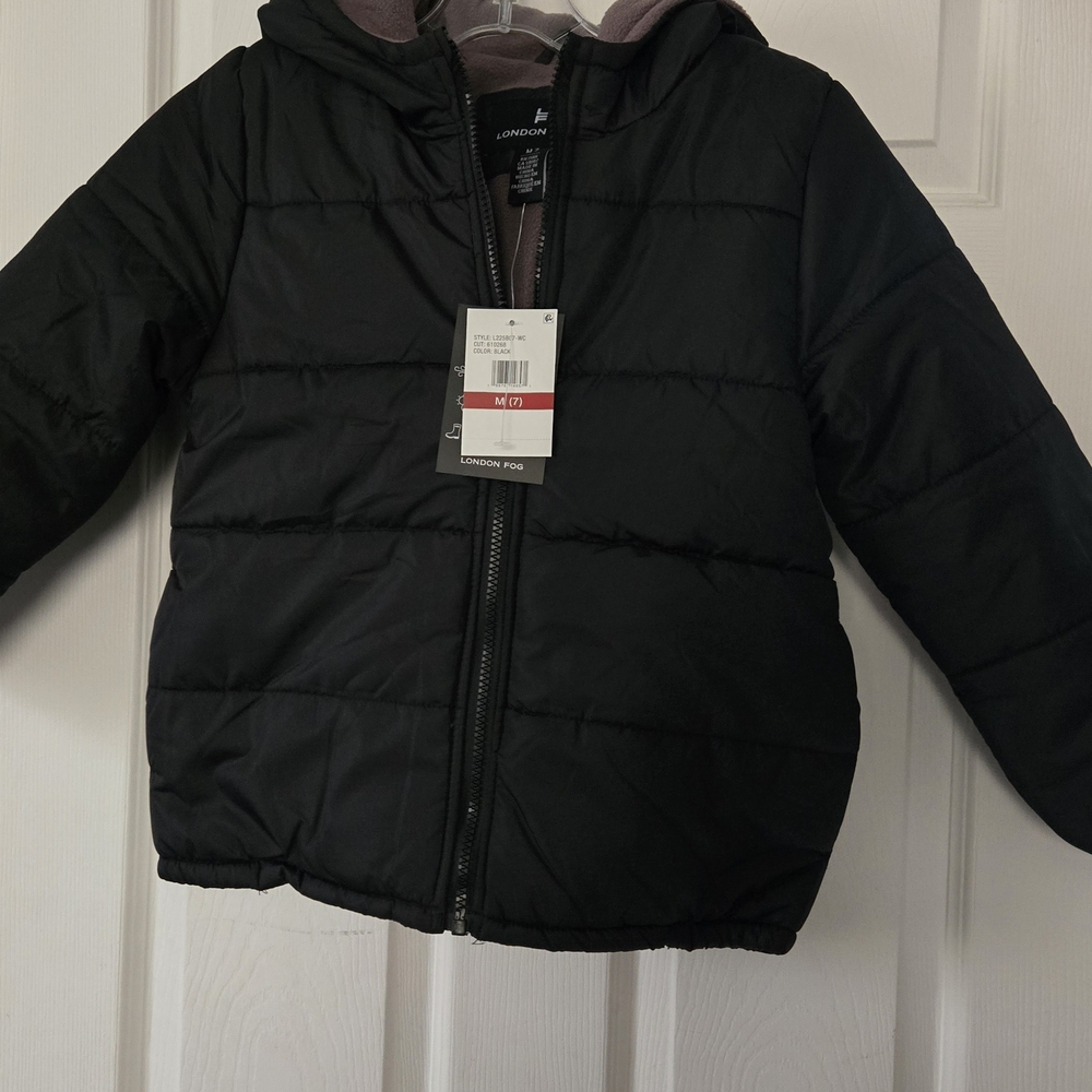 London Fog Kids Black Puffer Coat